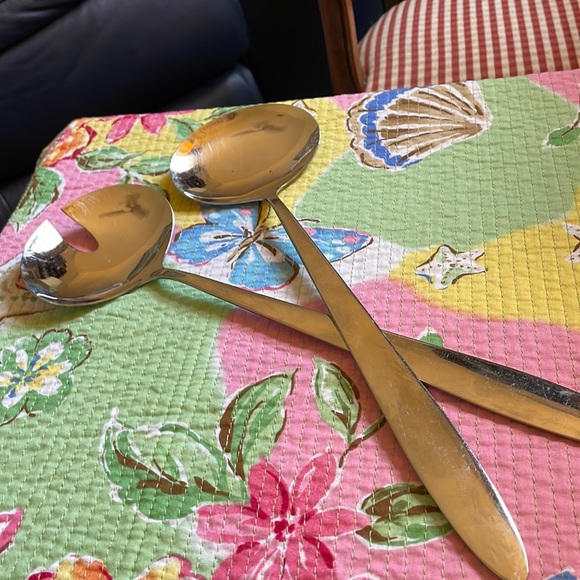 WMF Cromargan Germany Huge Pair of Stainless Steel Salad Servers. - Picture 1 of 4